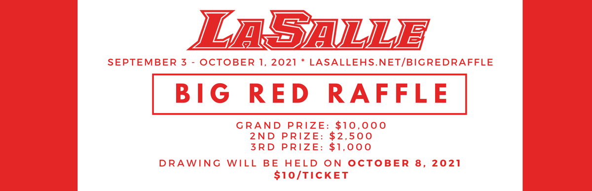 Big Red Raffle ad